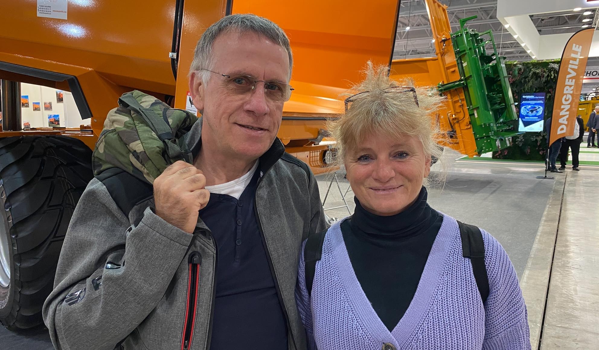 Jeunes retraités, Jean-Pierre et Joëlle Faucon vont passer 3 jours au SIMA