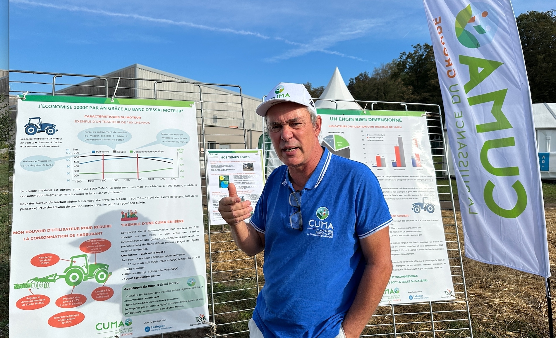 Quand un agriculteur met 1 euro au pot commun d’une Cuma, il bénéficie de 8 euros de valeur à neuf de matériel (Crédit photo : R. Lecocq)