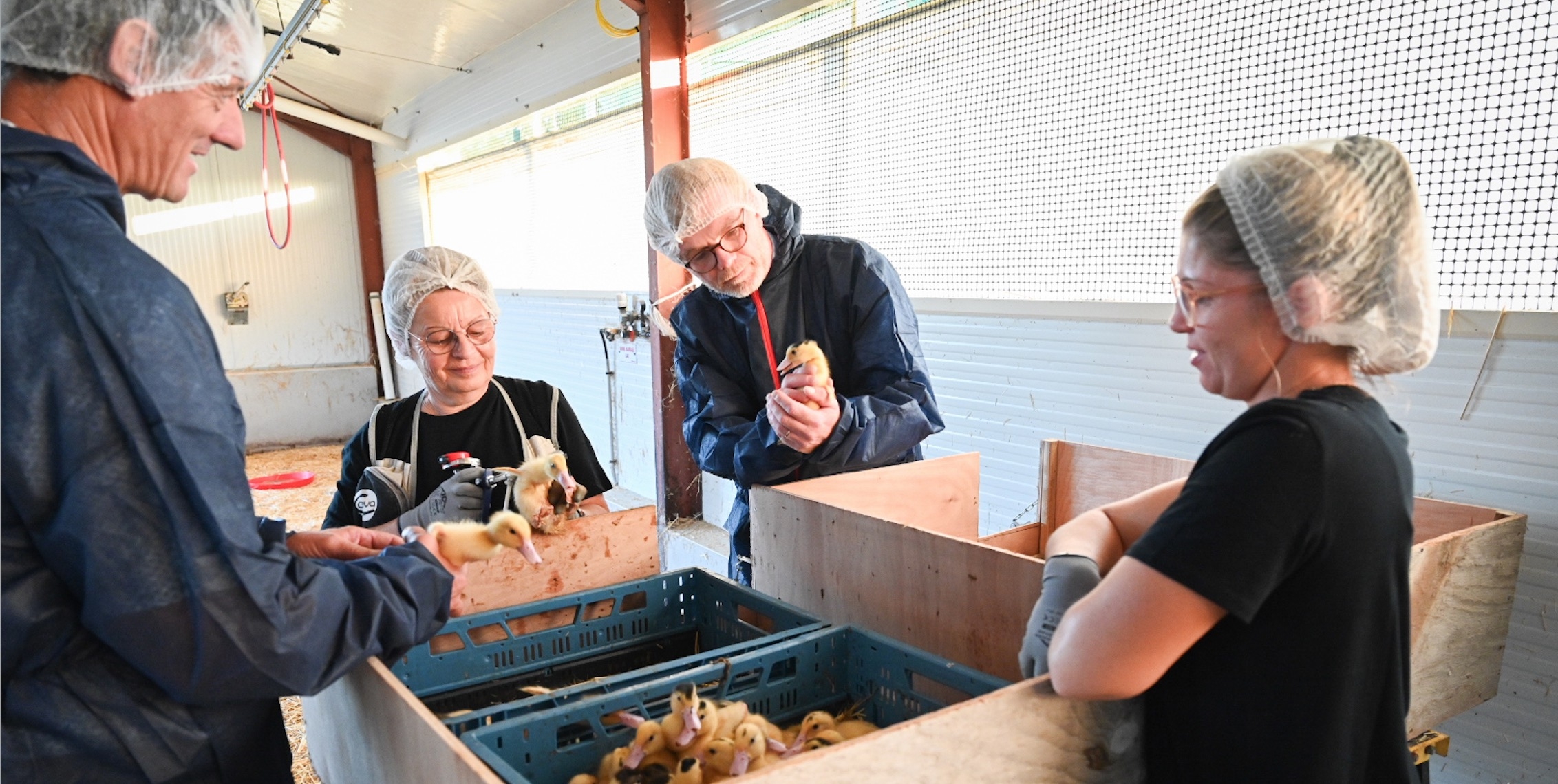 Le ministre de l’Agriculture Marc Fesneau était présent dans les Landes pour le démarrage de la campagne de vaccination (Crédit photo : ministère de l’Agriculture)