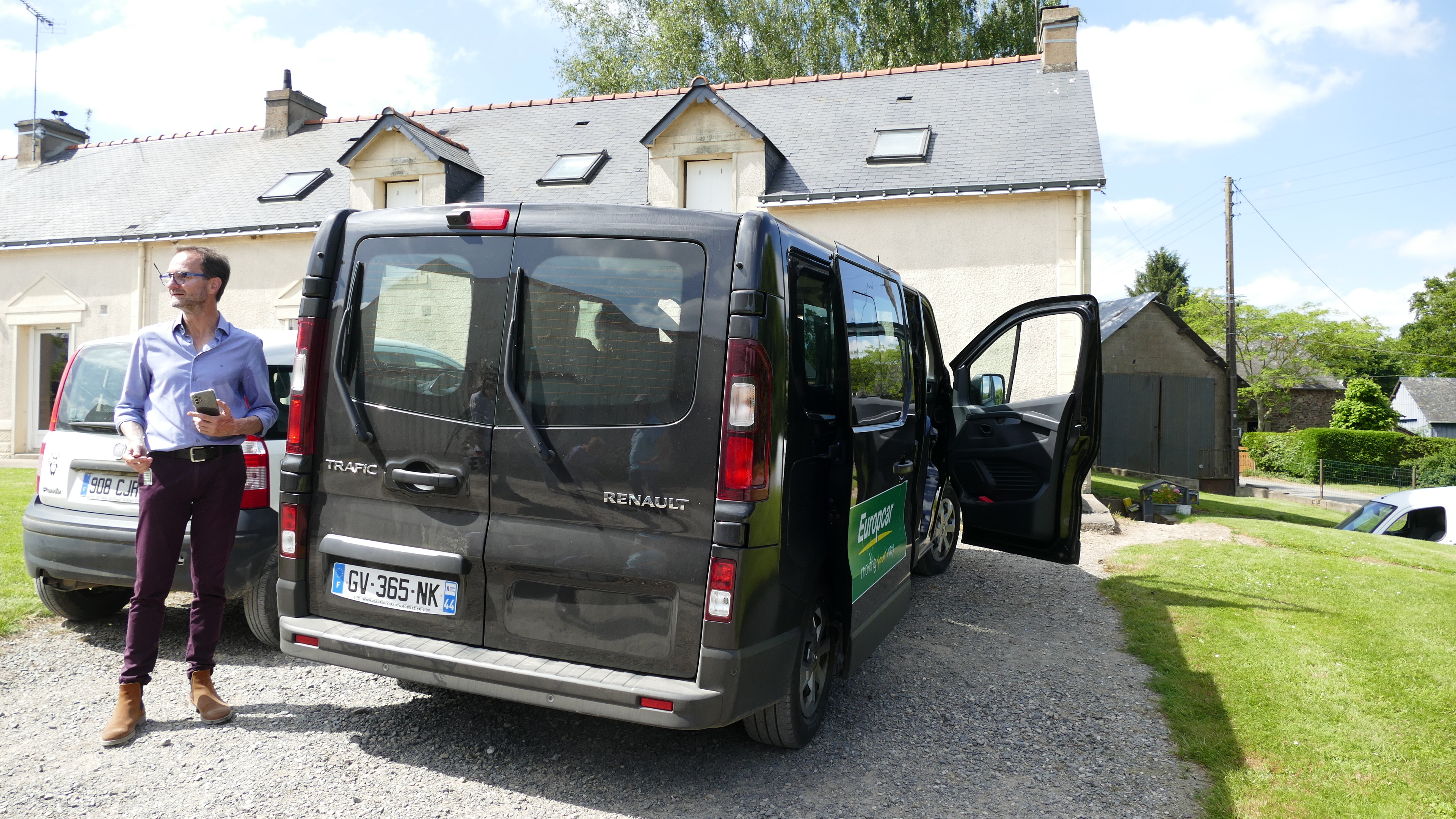 Stéphane Loizeau, conseiller transmission, et accessoirement conducteur d’Agribus. Photo Catherine Perrot