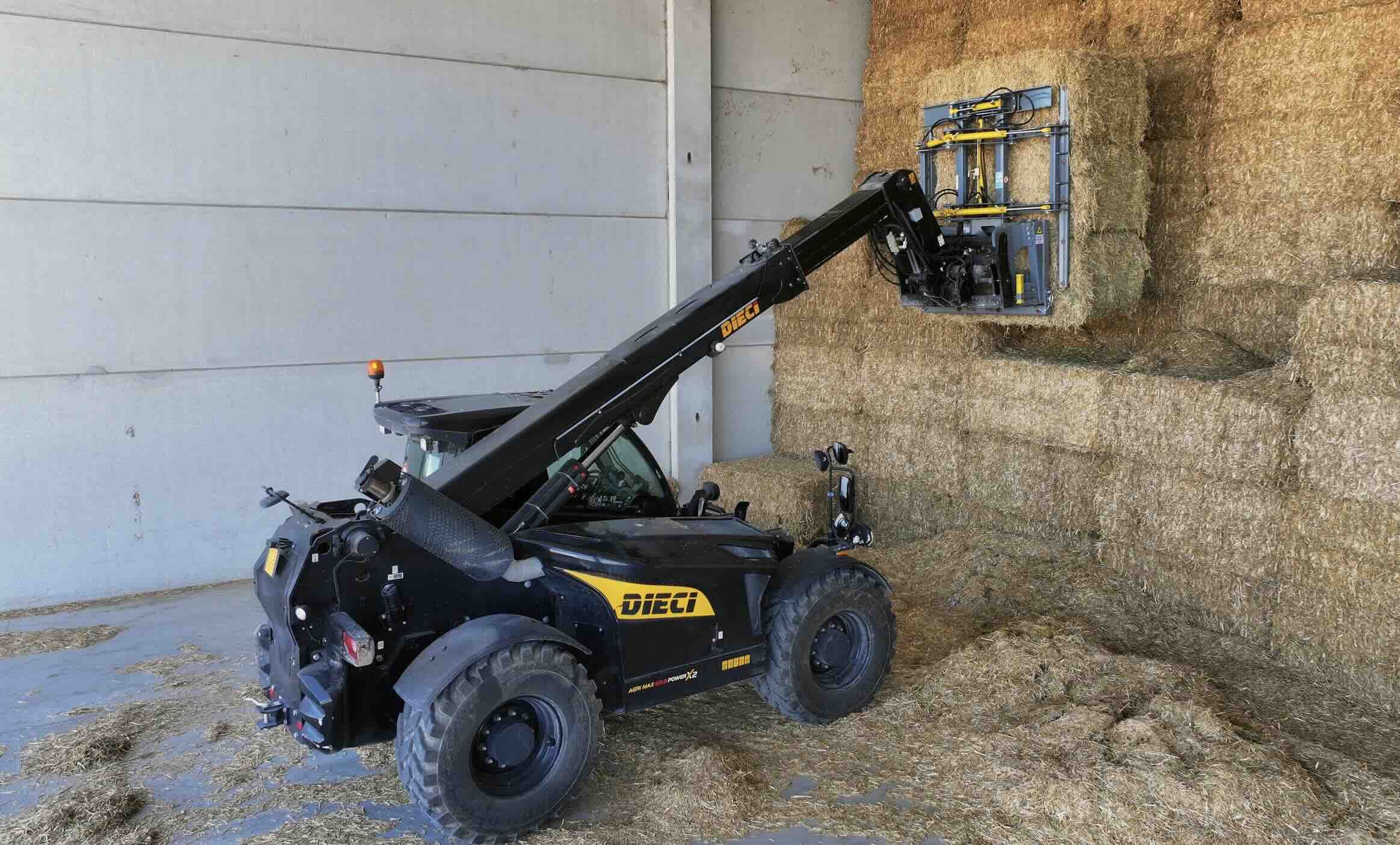 Dieci propose avec la gamme Power x2 un chargeur télescopique avec transmission à variation continue (CVT), une première mondiale (Crédit photo : Dieci)