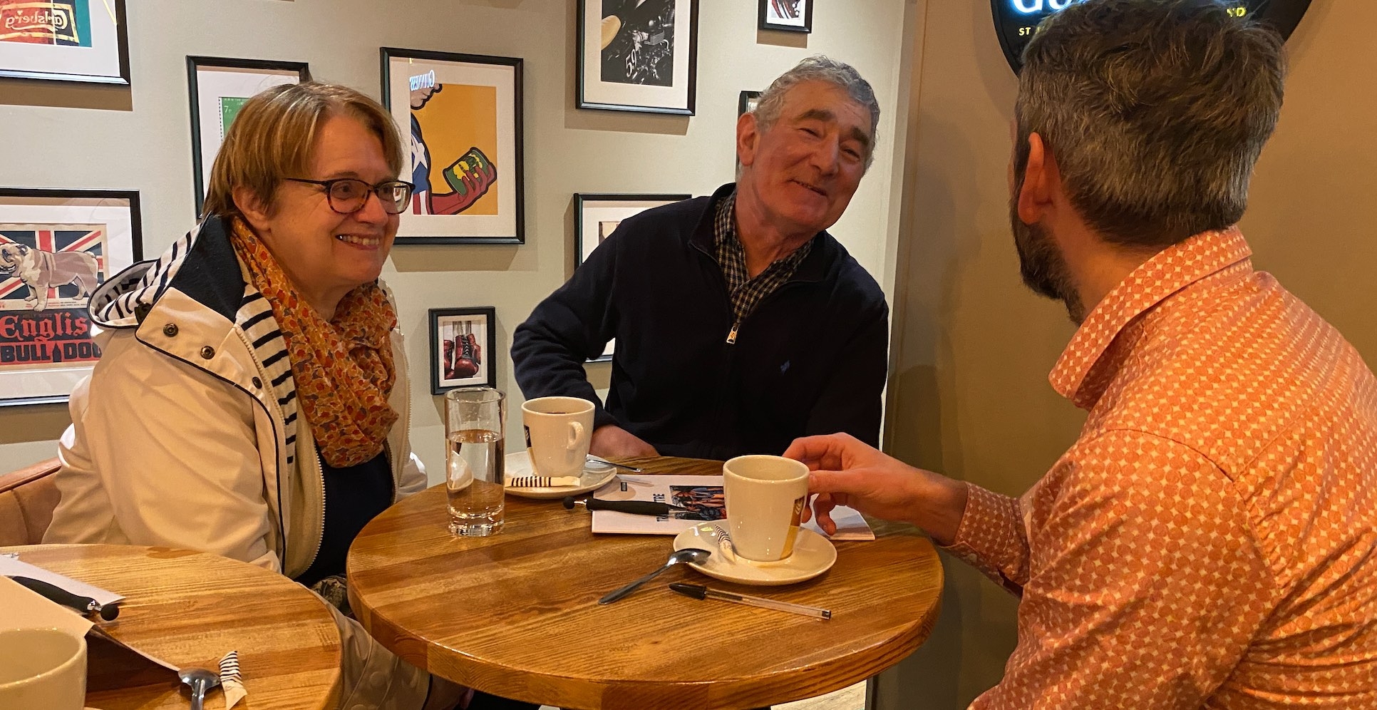 Antoine et Elisabeth Barbier au Café de la transmission et de l’installation, organisé le 16 mars dernier par le Crédit agricole Anjou Maine