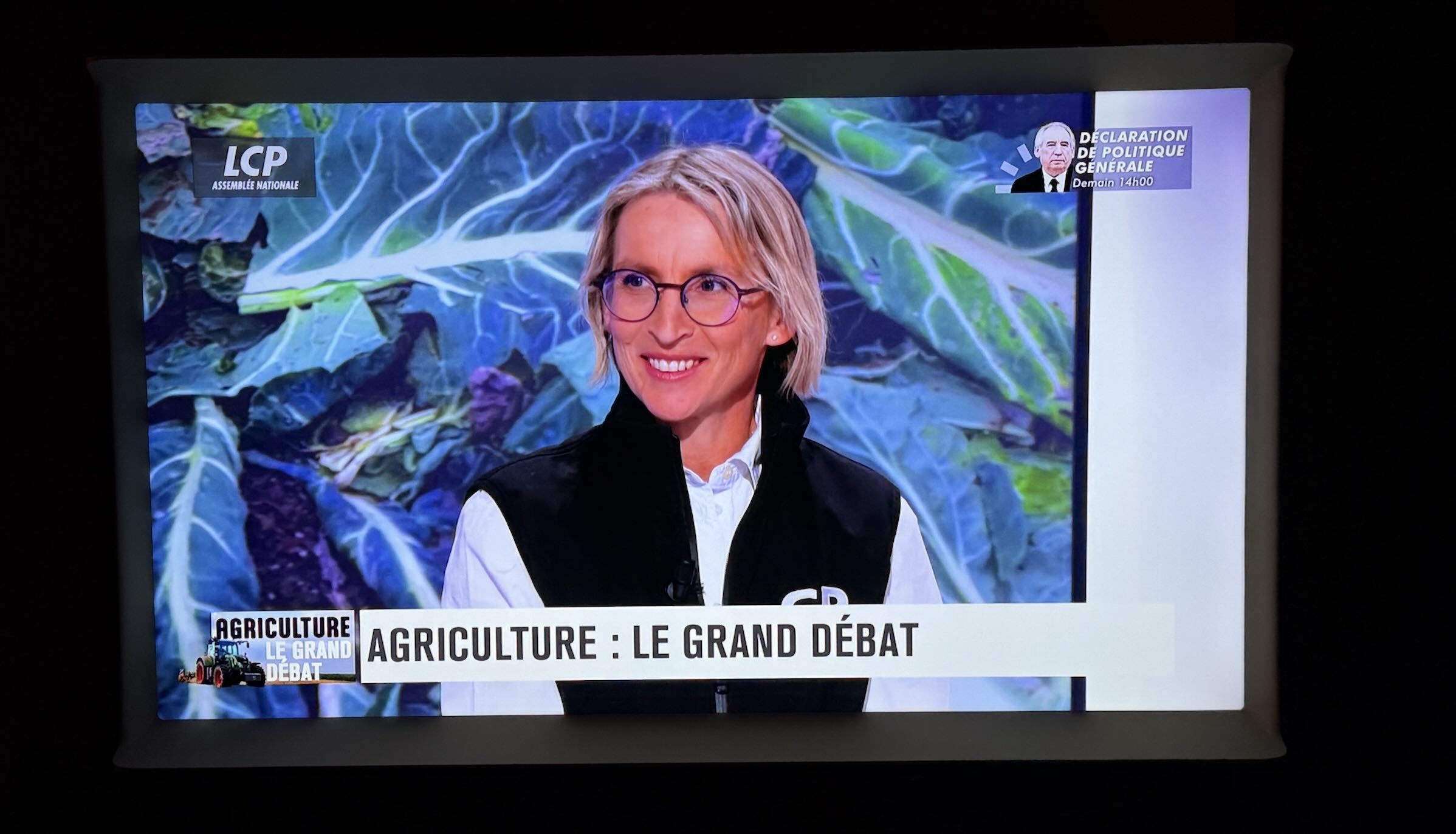 Véronique Le Floc’h, présidente de la Coordination rurale © LCP-Assemblée nationale