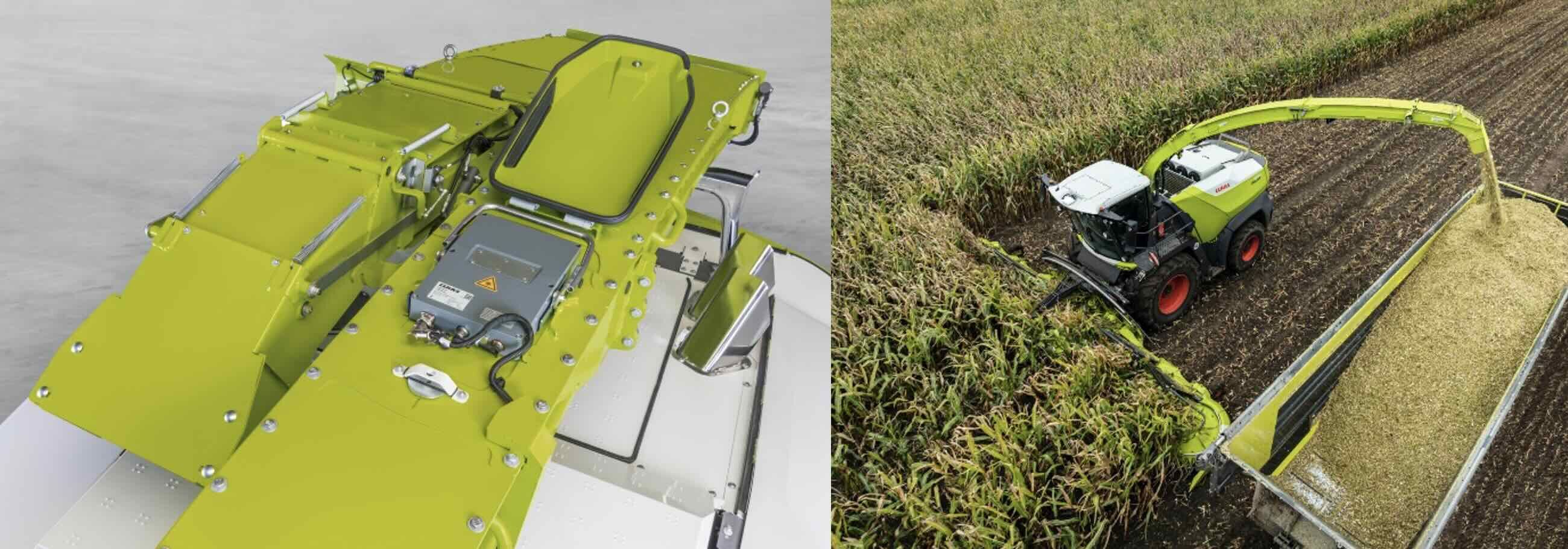 Avec la série 1000, Claas lance un nouveau Nutrimeter qui permet d'évaluer en temps réel les taux de matière sèche et de différents nutriments