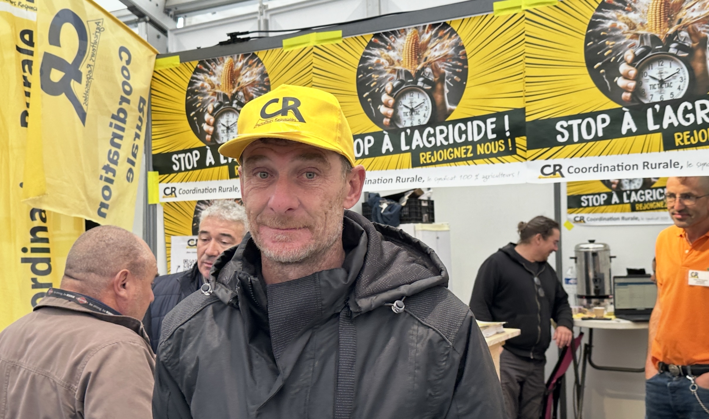 Arnaud Poitrine, secrétaire général de la CR34 : « Pendant des années, mon exploitation a été viable et tout a basculé il y a 5 ou 6 ans » (Crédit photo : R. Lecocq)