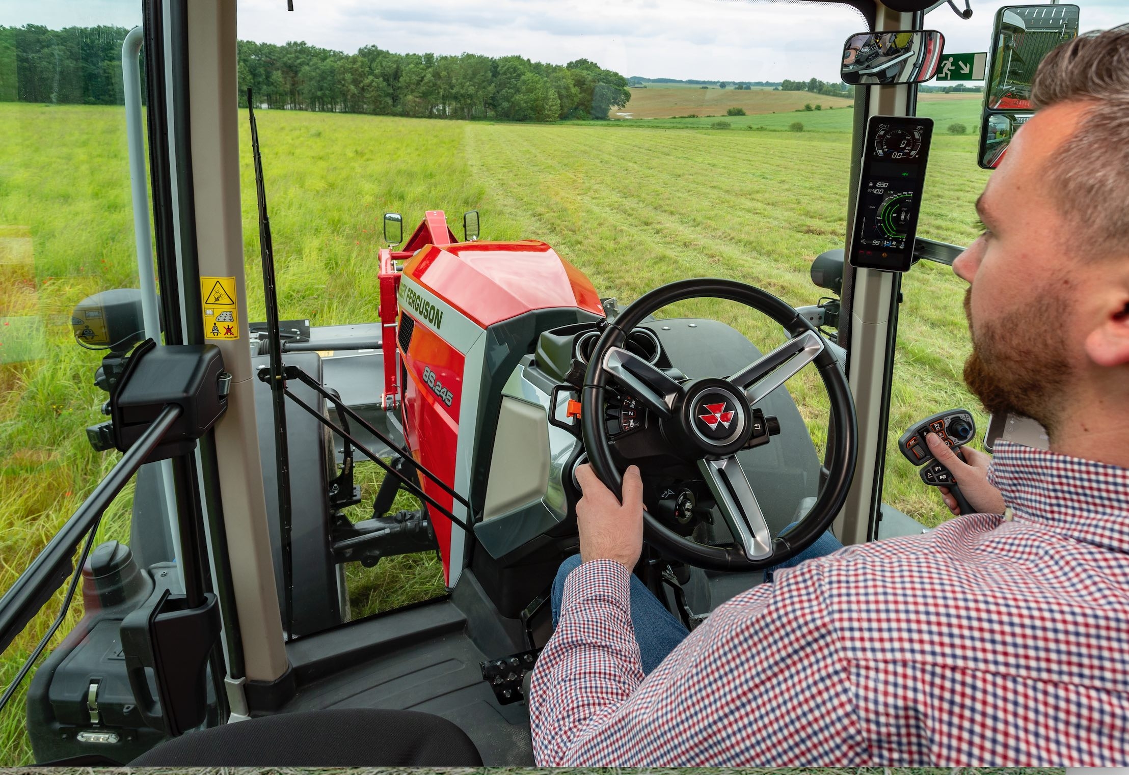 Le concept Protect-U isole la cabine de la chaleur, des vibrations et du bruit, réduisant le niveau sonore à 68 dB (Crédit photo : Massey Ferguson)