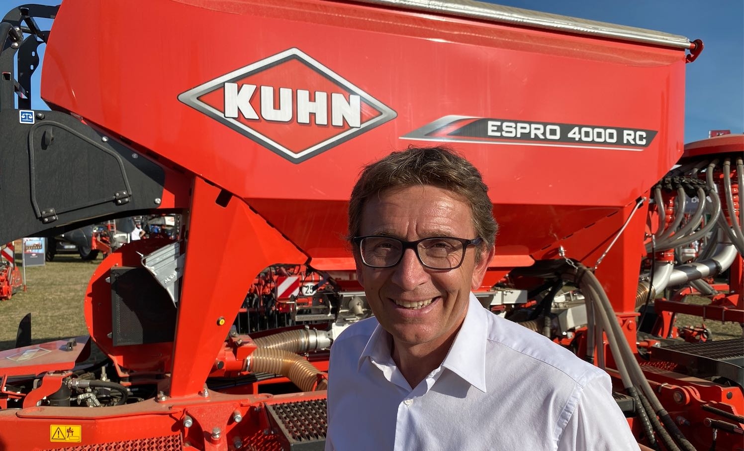 Christian Fischer, directeur commercial du groupe Kuhn : « en trente ans de carrière, je n’ai jamais vu cela »