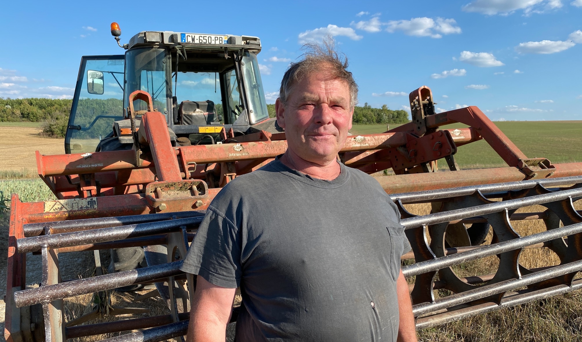 Sans enfant et sans repreneur identifié, Philippe Martin espère qu’un jeune reprendra son exploitation (Crédit photo : R. Lecocq)