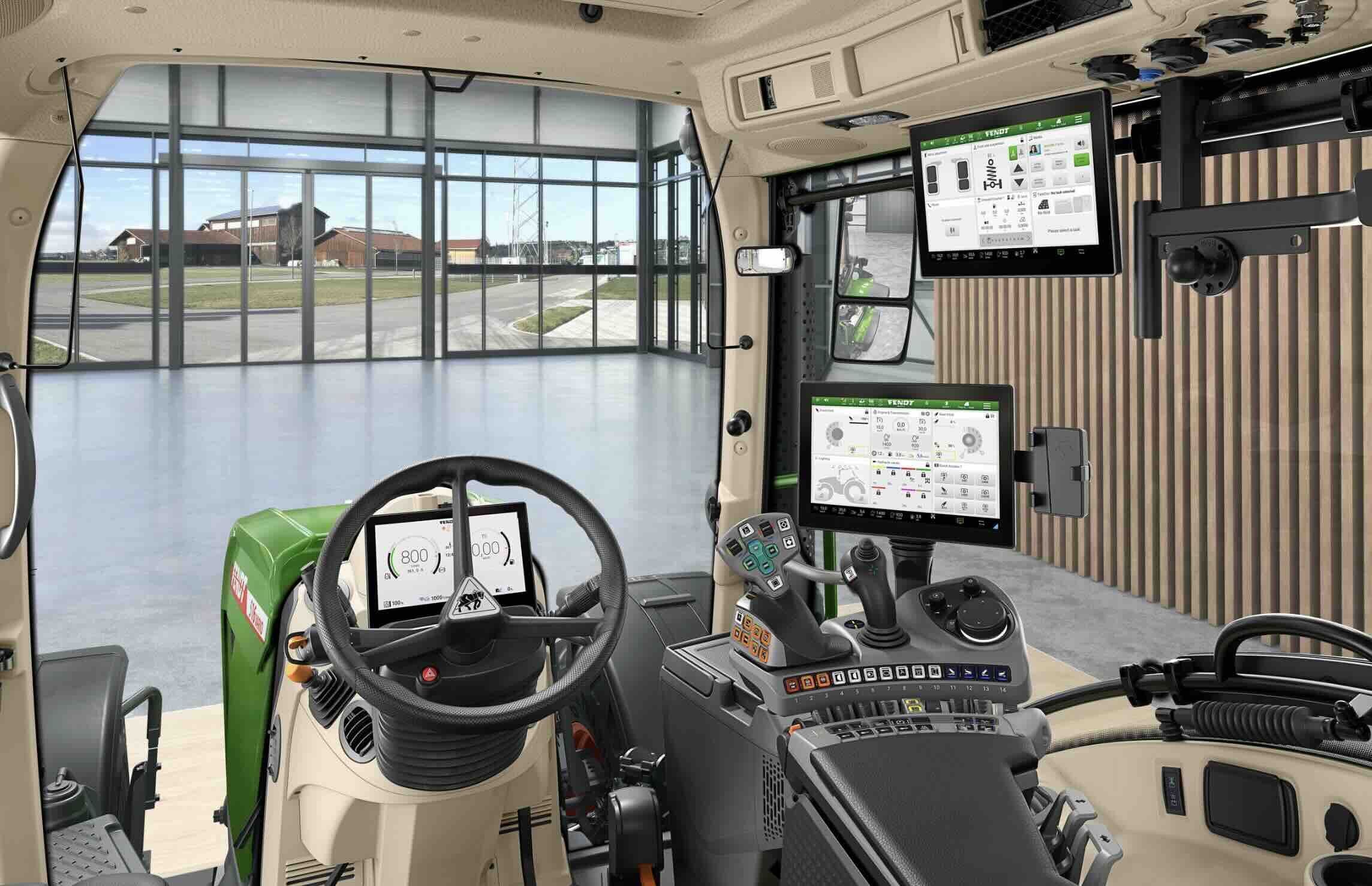 Le 500 Vario Gen4 est doté de la technologie FendtOne qui permet de créer, de gérer, d’exécuter et de documenter des tâches, indifféremment au bureau ou dans le tracteur