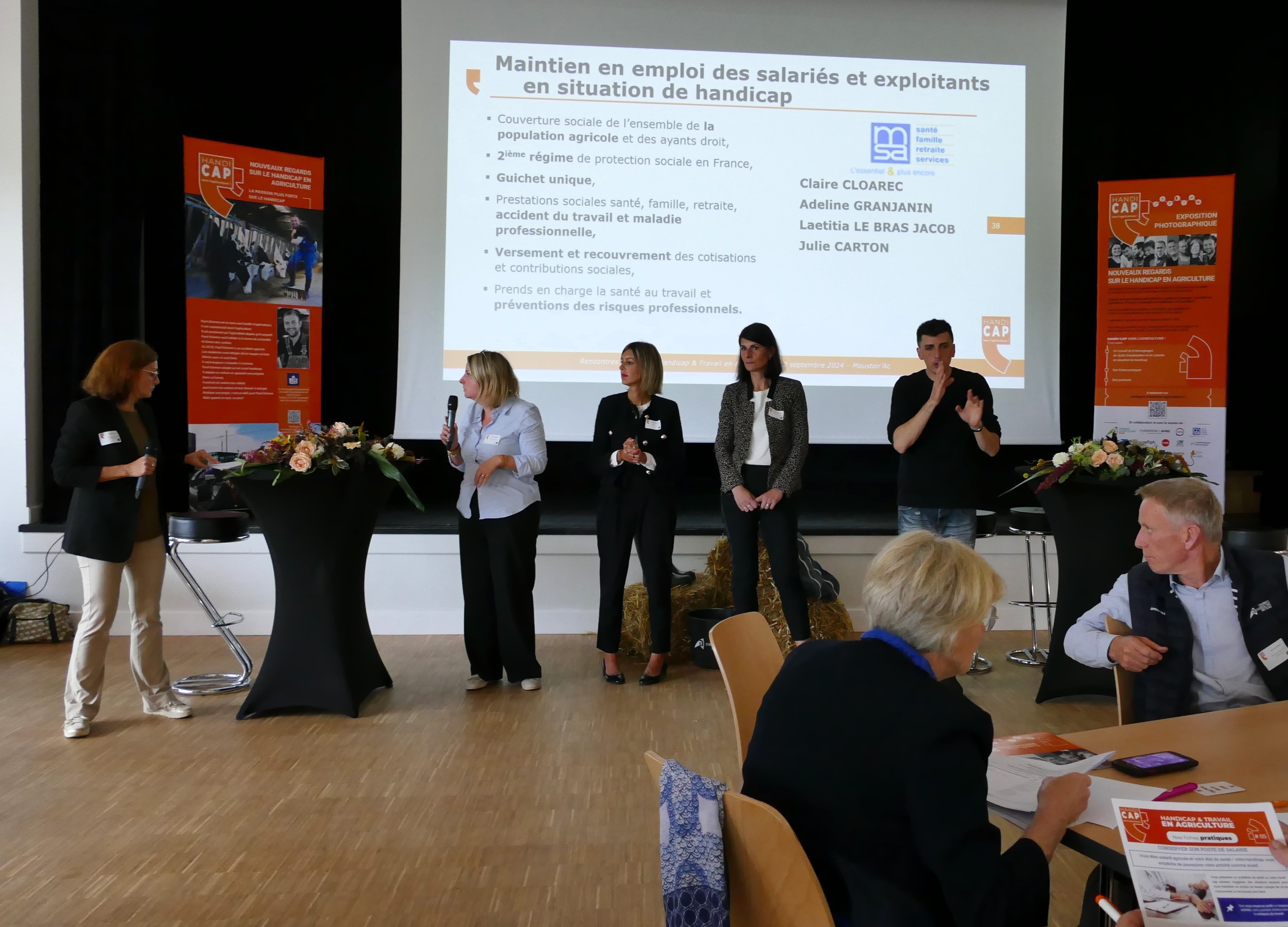 La première rencontre régionale handicap et travail en agriculture s’est tenue à Moustoir-Ac (56) en septembre dernier. Crédit : Catherine Perrot