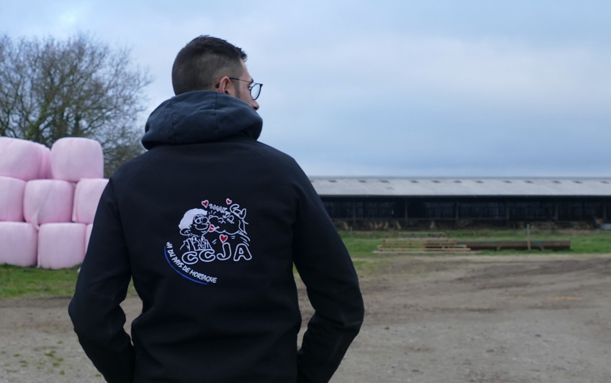 Depuis trois ans, Flavien est président des Jeunes Agriculteurs de son canton. « JA, c'est un peu ma seconde famille »