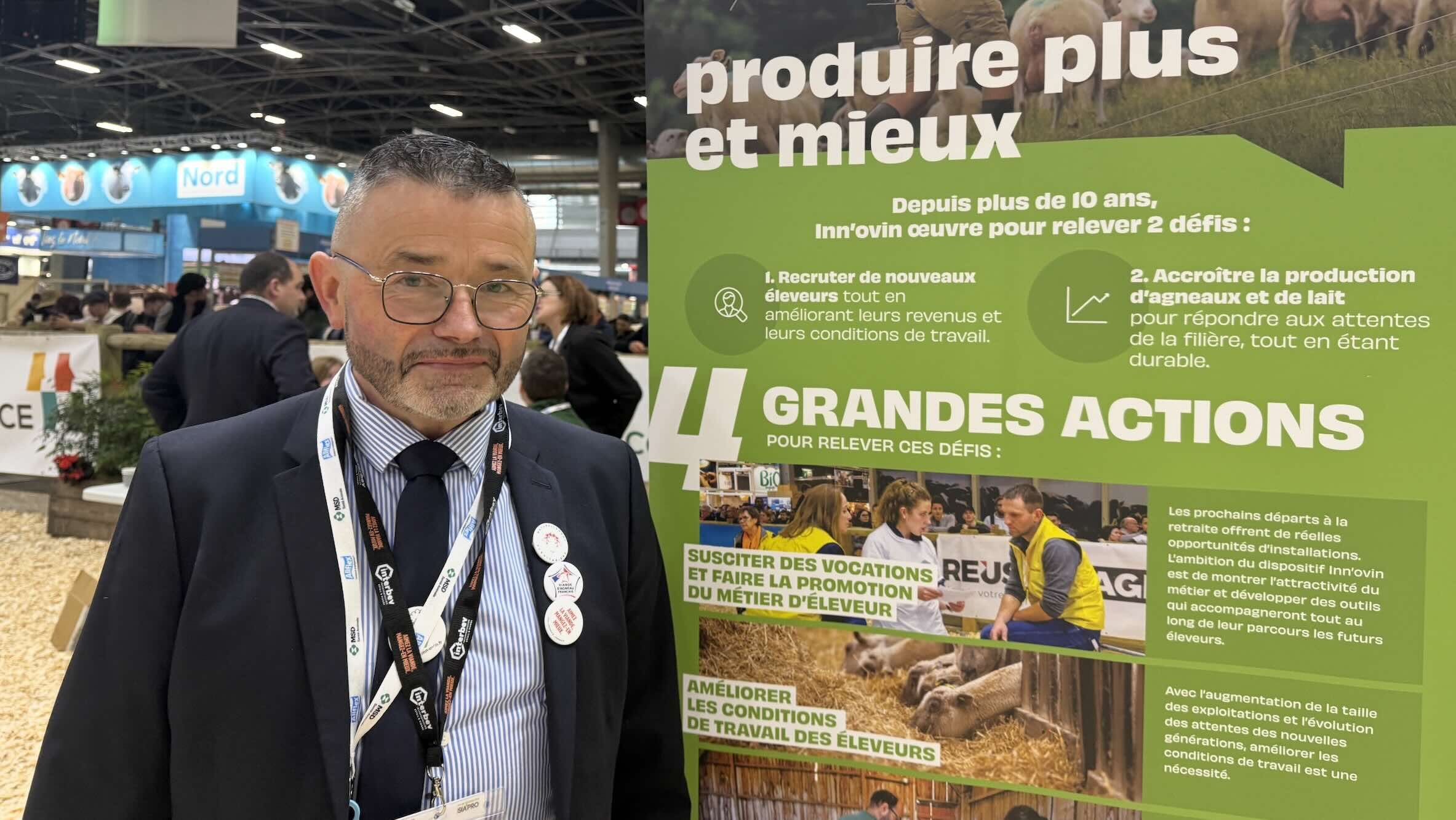 Patrick Soury, président d’Inn’Ovin et de la section ovine d’Interbev, promoteur en chef des Ovinpiades