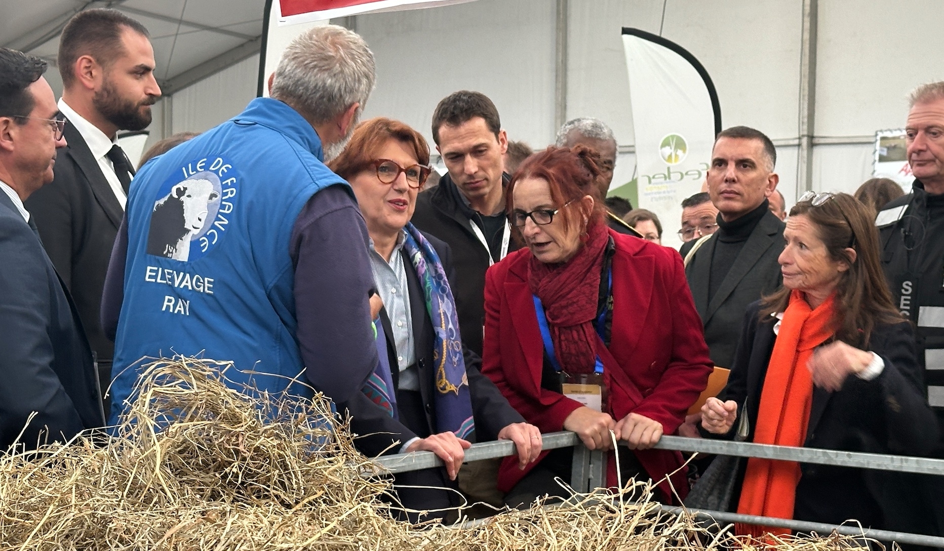 Annie Genevard, aux côtés de Michèle Boudoin, présidente de la FNO