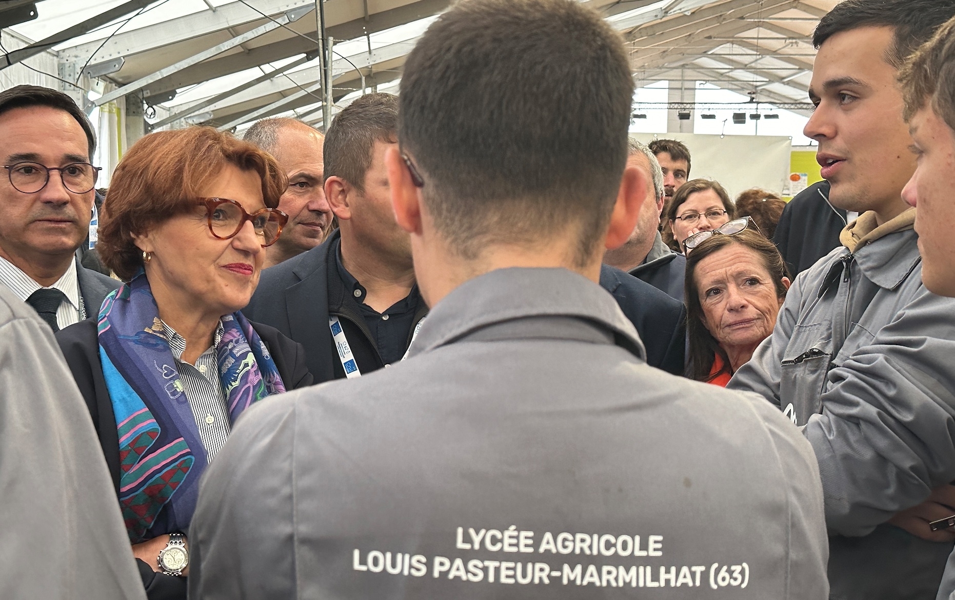 Annie Genevard à la rencontre des apprenants