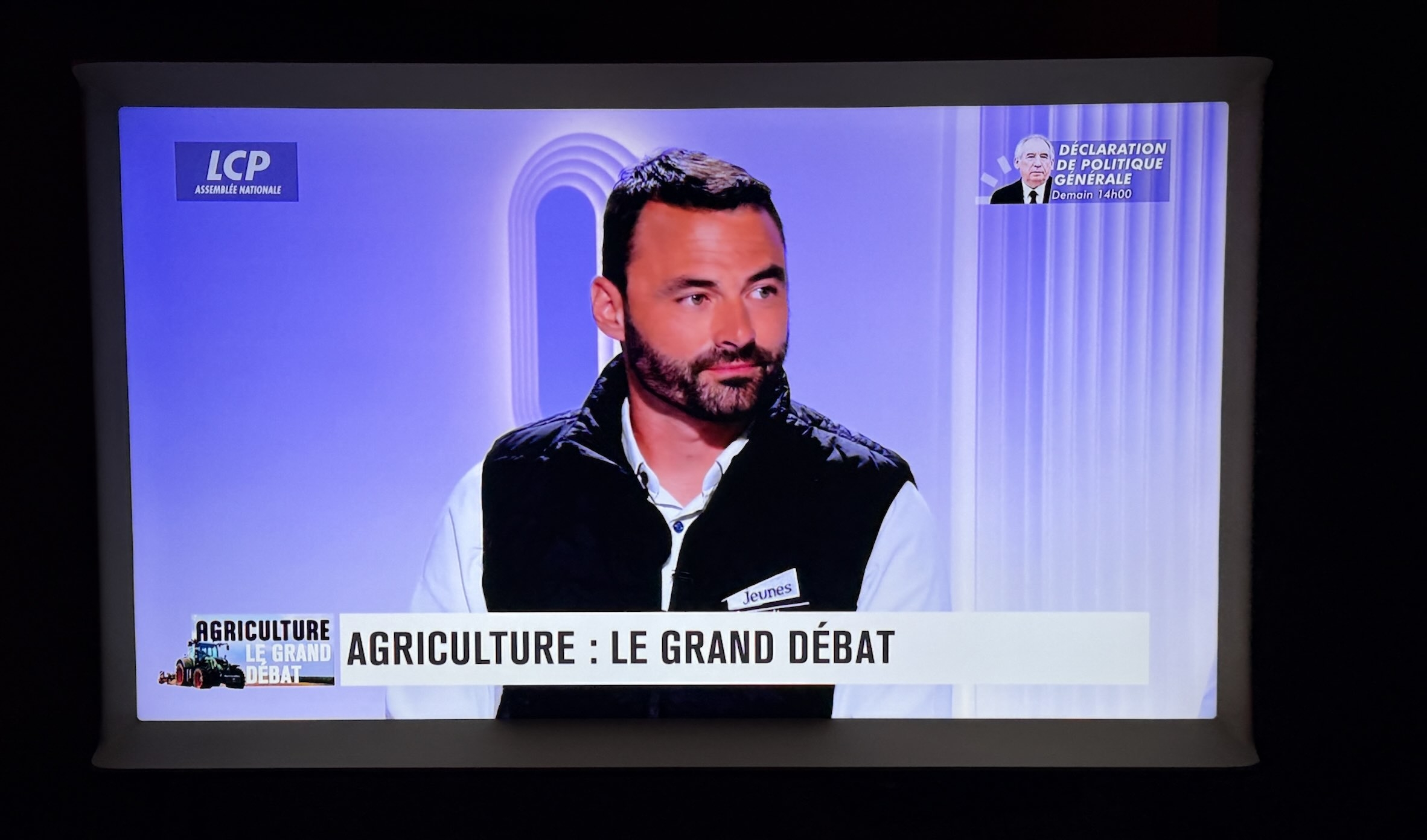 Pierrick Horel, président des JA © LCP-Assemblée nationale