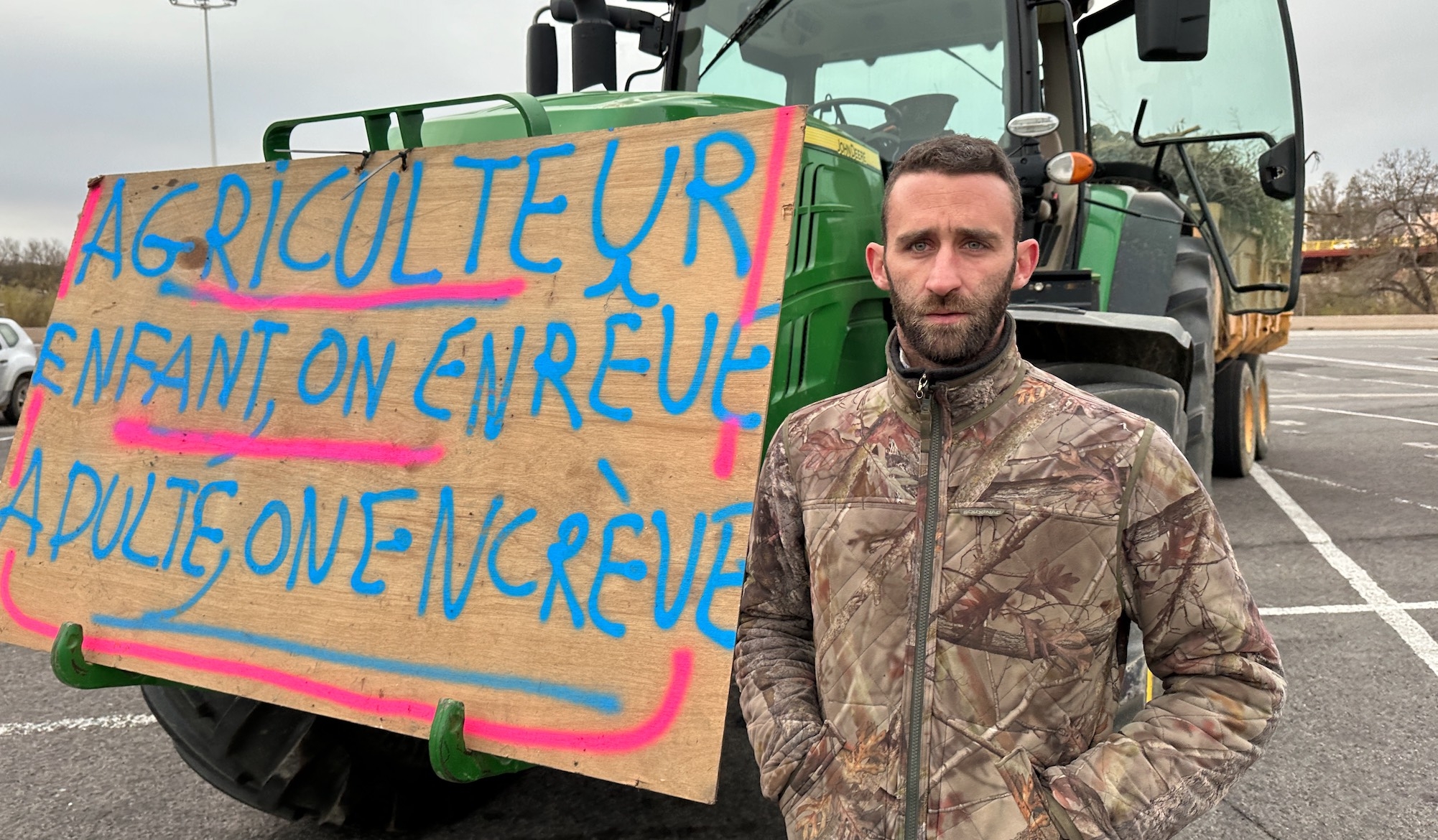 Benoit Bousquet, viticulteur bio installé à Estagel (Pyrénées-Orientales) : « D’ici à quelques années, on va payer 2 euros le litre, soit le prix du blanc. Avec des engins qui consomment 40 ou 50 litres par heure, avec le matériel et le chauffeur en plus, c’est pas possible »