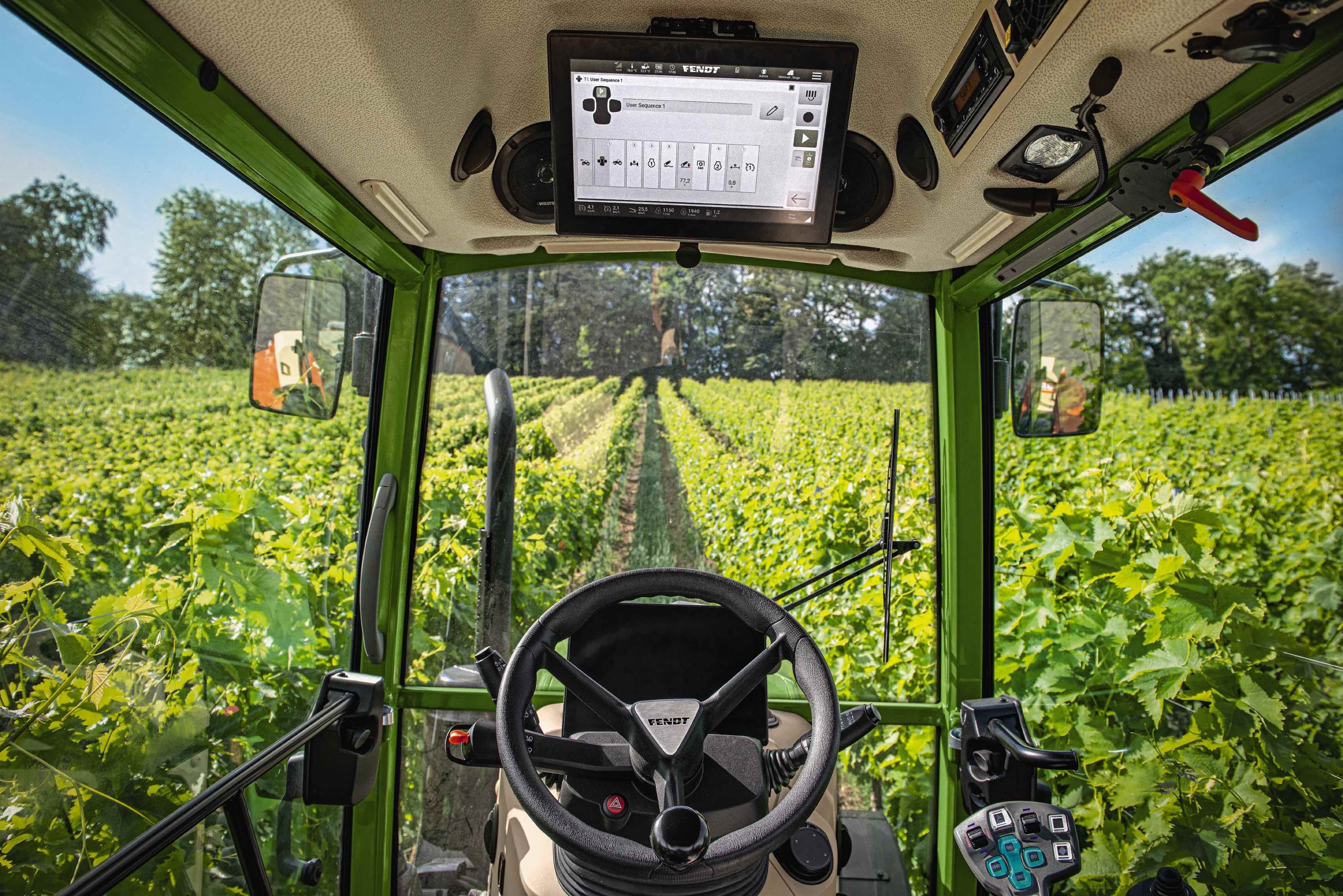 La cabine du Fendt 200 Vario VFP (Crédit photo : Fendt)