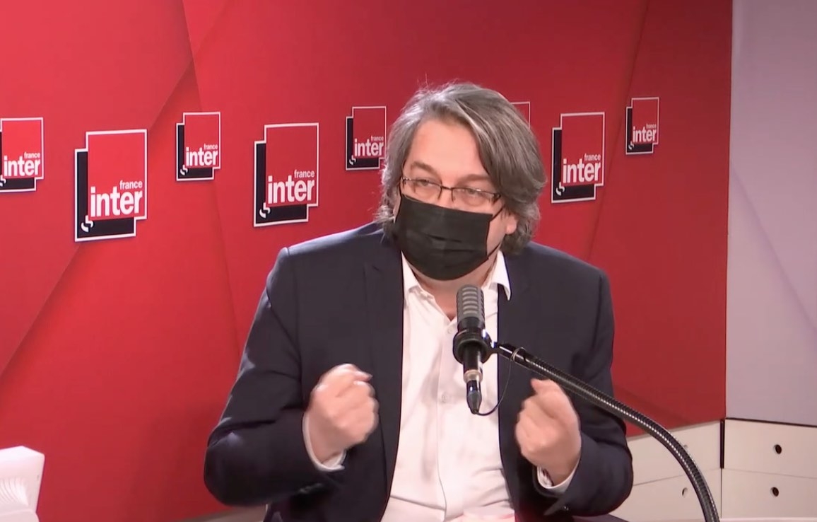 Nicolas Chabanne, créateur de la marque « C’est qui le patron » (Capture d’écran : France Inter)