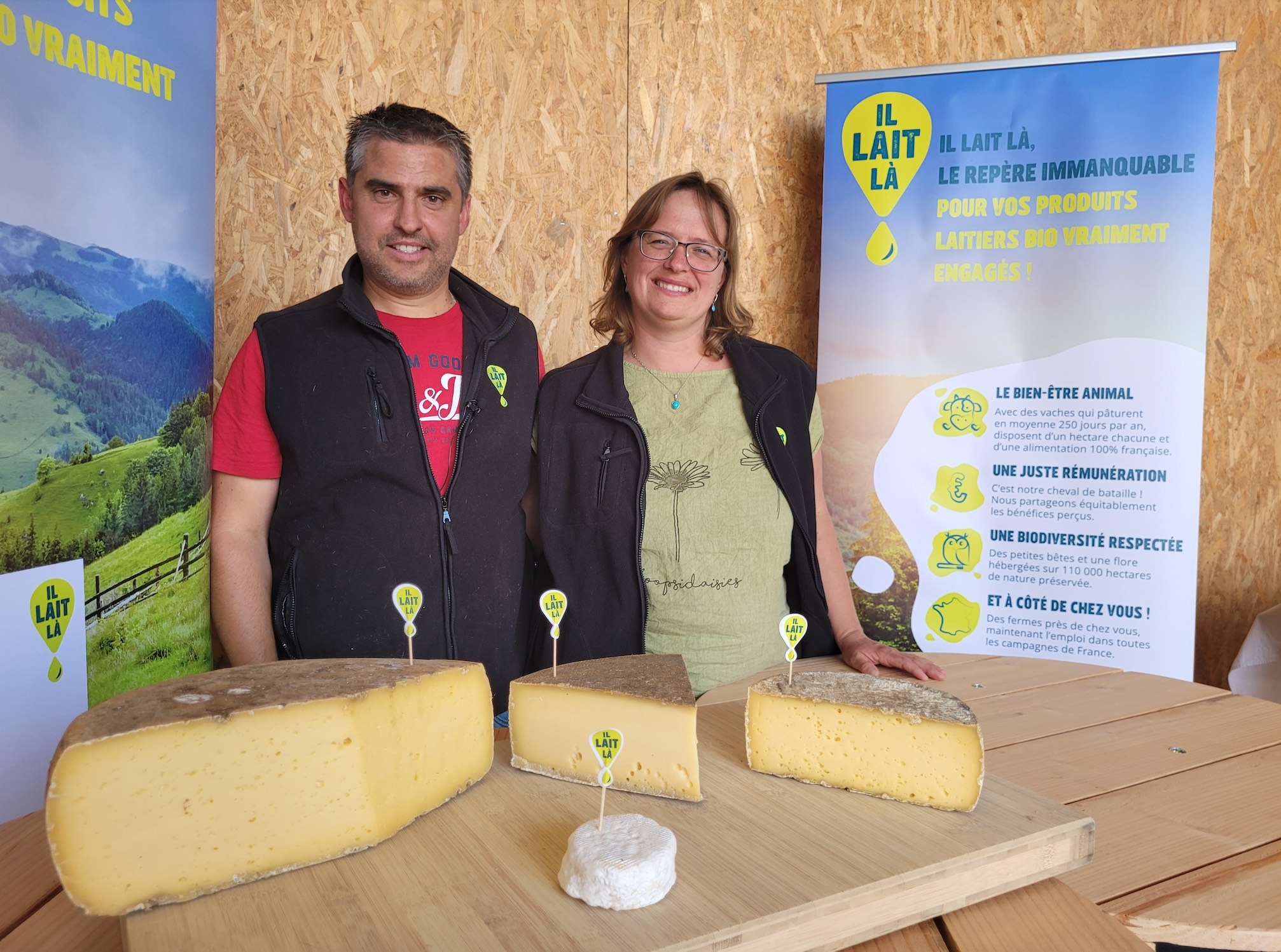 Le groupement Biolait a décidé de remettre le lait bio au centre du village (Crédit photo : Biolait)