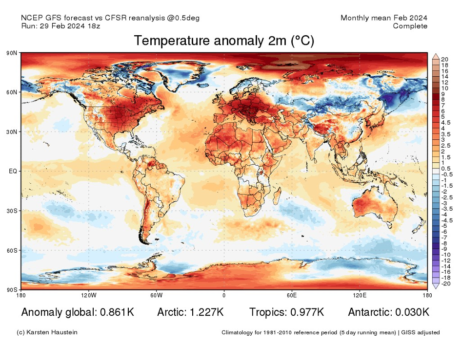 Sources : NOAA et Karsten Haustein