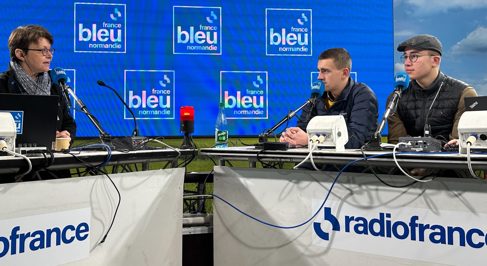 Les deux candidats leur journée en répondant aux questions de France Bleu Normandie