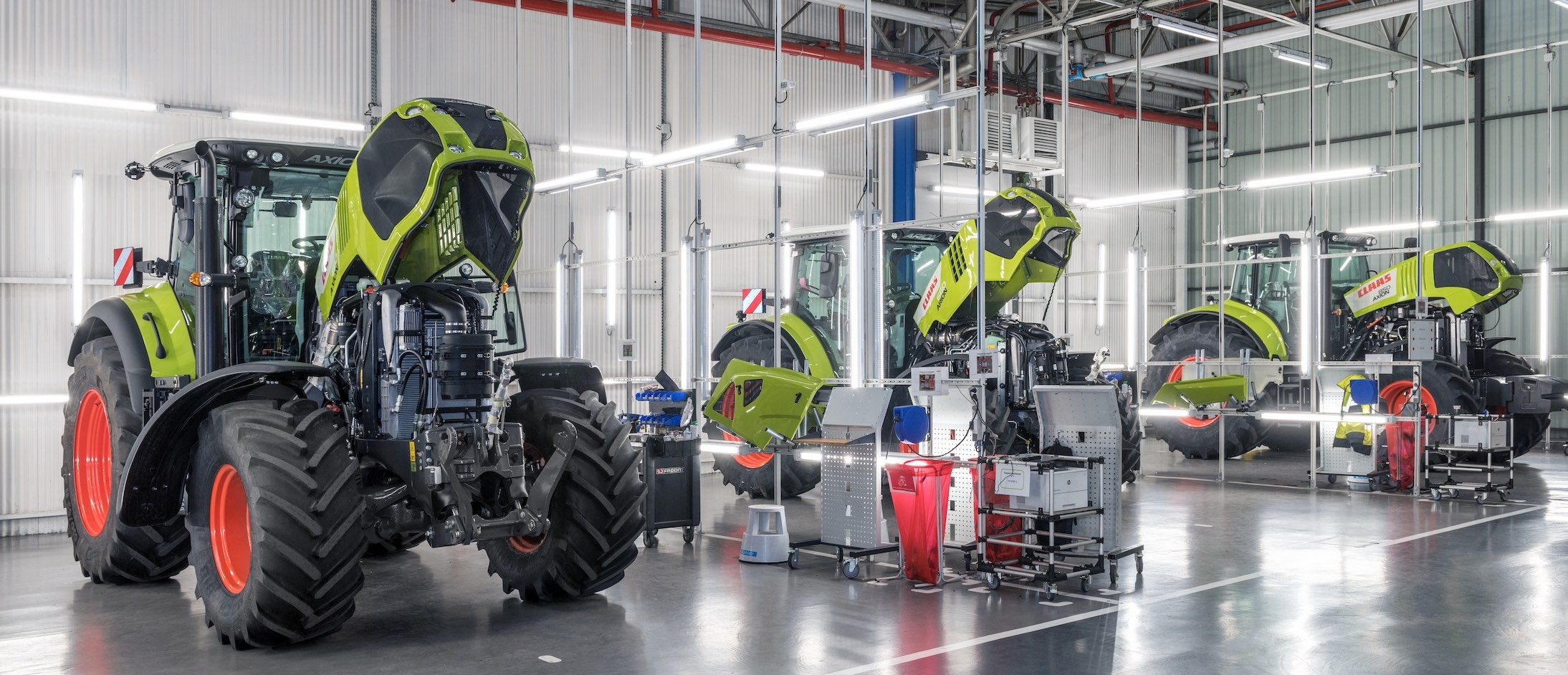 Depuis le rachat de Renault Agriculture en 2003, Claas a investi 80 millions d’euros au Mans, au centre de développement de Vélizy et au centre d'essais et de validation de Trangé