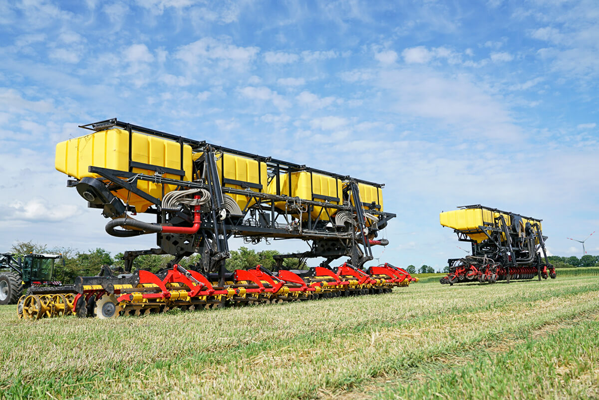 Le module de semis de précision est fourni par Väderstad et son Tempo (Crédit photo : Nexat)