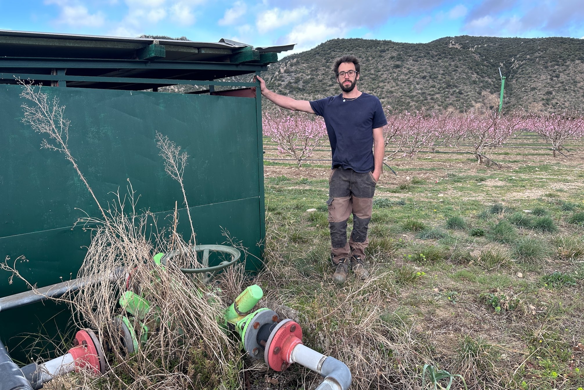 Jean-Baptiste Gaucher a réalisé un « check-up » complet de son système d’irrigation pour traquer les fuites, optimiser le pilotage et renforcer l’efficience de l’eau