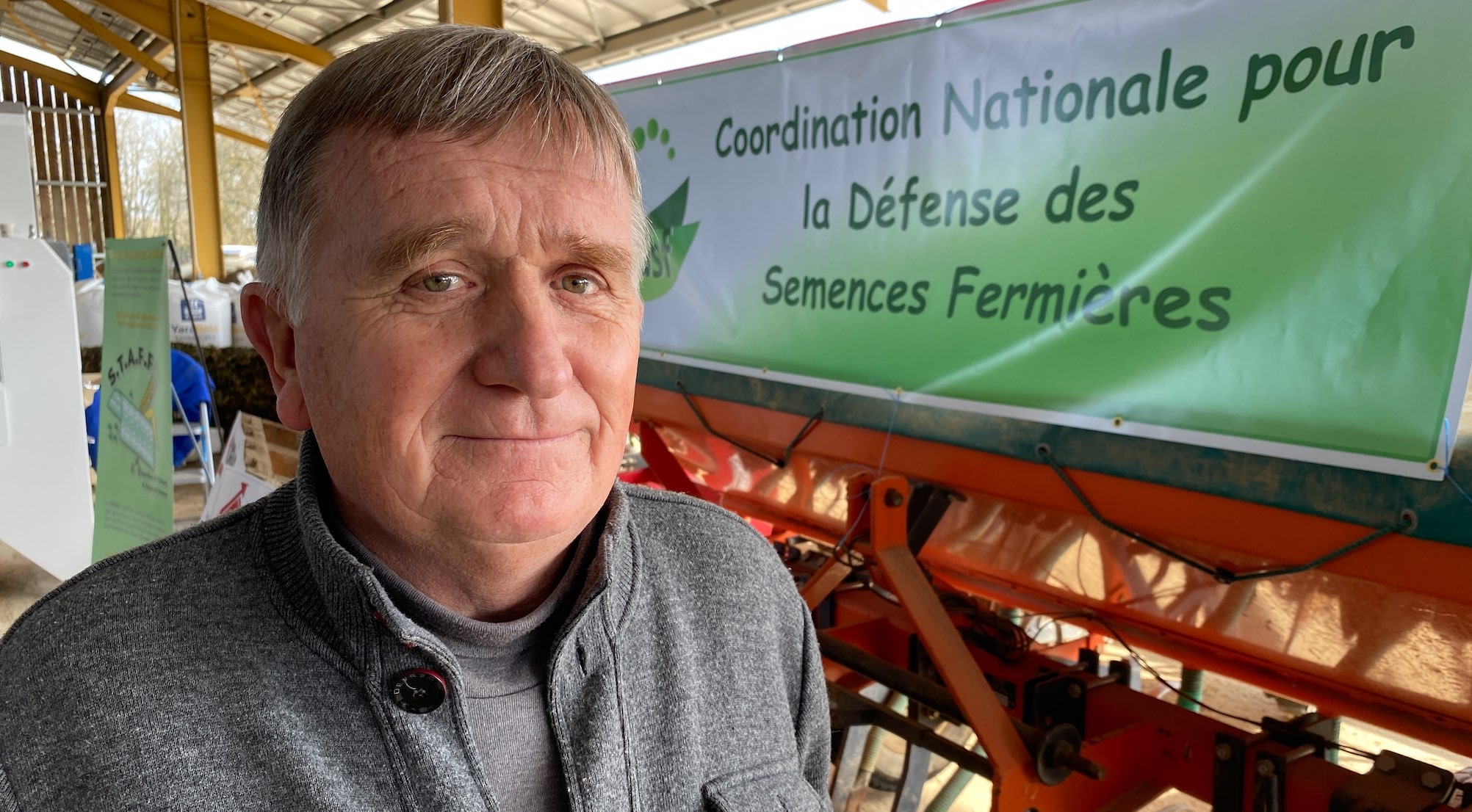 Philippe Ribault, président de la Coordination nationale pour la défense des semences fermières (CNDSF)