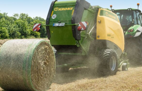 De nouveaux couteaux sur la presse Krone VariPack Plus - Pleinchamp